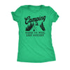  Camping Makes Me Feel Less Murdery Womens T Shirt 