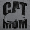  Cat Mom Outline Womens T Shirt 