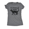  Cat Petting Guide Womens T Shirt 