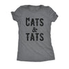  Cats And Tats Womens T Shirt 