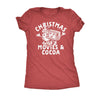  Chirstmas Movies And Cocoa Womens T Shirt 