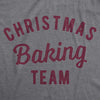  Christmas Baking Team Womens T Shirt 