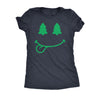 Christmas Tree Eyes Smile Womens T Shirt 