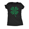  Clover Made Of Pot Leaves Womens T Shirt 