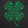  Clover Made Of Pot Leaves Womens T Shirt 
