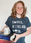  Coffee Books And Rain Womens T Shirt 