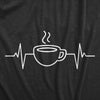  Coffee Heart Beat Womens T Shirt 