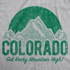  Colorado Get Rocky Mountain High Womens T Shirt 