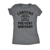  Condoms Prevent Minivans Womens T Shirt 
