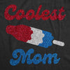  Coolest Mom Pop Glitter Womens T Shirt 