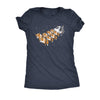  Corgi Sleigh Womens T Shirt 