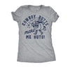  Cowboy Butts Make Me Nuts Womens T Shirt 