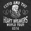  Cupid And The Heart Breakers Womens T Shirt 