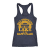 Day Drinking On The Lake Is My Happy Place Womens Tank Top