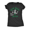  Dead Inside But Feeling Lucky Womens T Shirt 