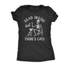  Dead Inside But Theres Cats Womens T Shirt 
