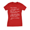  Dear Santa Ill Buy My Own Stuff Womens T Shirt 
