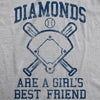  Diamonds Are A Girls Best Friend Womens T Shirt 