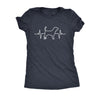  Dog Heart Beat Womens T Shirt 
