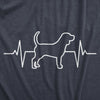  Dog Heart Beat Womens T Shirt 