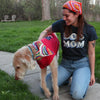  Dog Mom Retro Womens T Shirt 