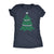  Dog Paw Christmas Tree Womens T Shirt 