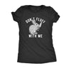  Dont Fluff With Me Bunny Womens T Shirt 