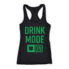 Drink Mode On Womens Tank Top