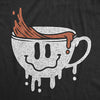  Dripping Coffee Smile Womens T Shirt 