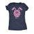  Dripping Easter Bunny Smile Womens T Shirt 