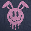  Dripping Easter Bunny Smile Womens T Shirt 