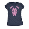  Dripping Easter Bunny Smile Womens T Shirt 