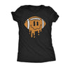  Dripping Football Smile Womens T Shirt 