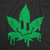  Dripping Pot Leaf Smile Womens T Shirt 