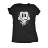  Dripping Soccer Ball Smile Womens T Shirt 