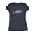  Dun Dun Dun Graphic Shark Text Womens T Shirt 