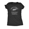  Emotional Support Animal Possum Womens T Shirt 
