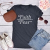  Faith Over Fear Womens T Shirt 