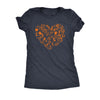  Fall Season Heart Womens T Shirt 