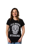  Feliz Navidad Bitchachos Womens T Shirt 