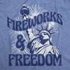 Fireworks And Freedom Womens T Shirt 