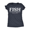  Fish Fuck It Shit Happens Womens T Shirt 