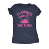 Flamingo With The Flow Womens T Shirt 