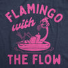  Flamingo With The Flow Womens T Shirt 