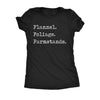  Flannel Foliage Farmstands Womens T Shirt 