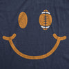  Football Smiling Face Womens T Shirt 