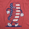  Fourth Of July Hotdog Womens T Shirt 