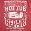  Frostys Hot Tub Repair Womens T Shirt 