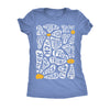  Fuck Trump Retro Flowers Womens T Shirt 