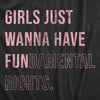 Girls Just Wanna Have Fundamental Rights Womens Tank Top